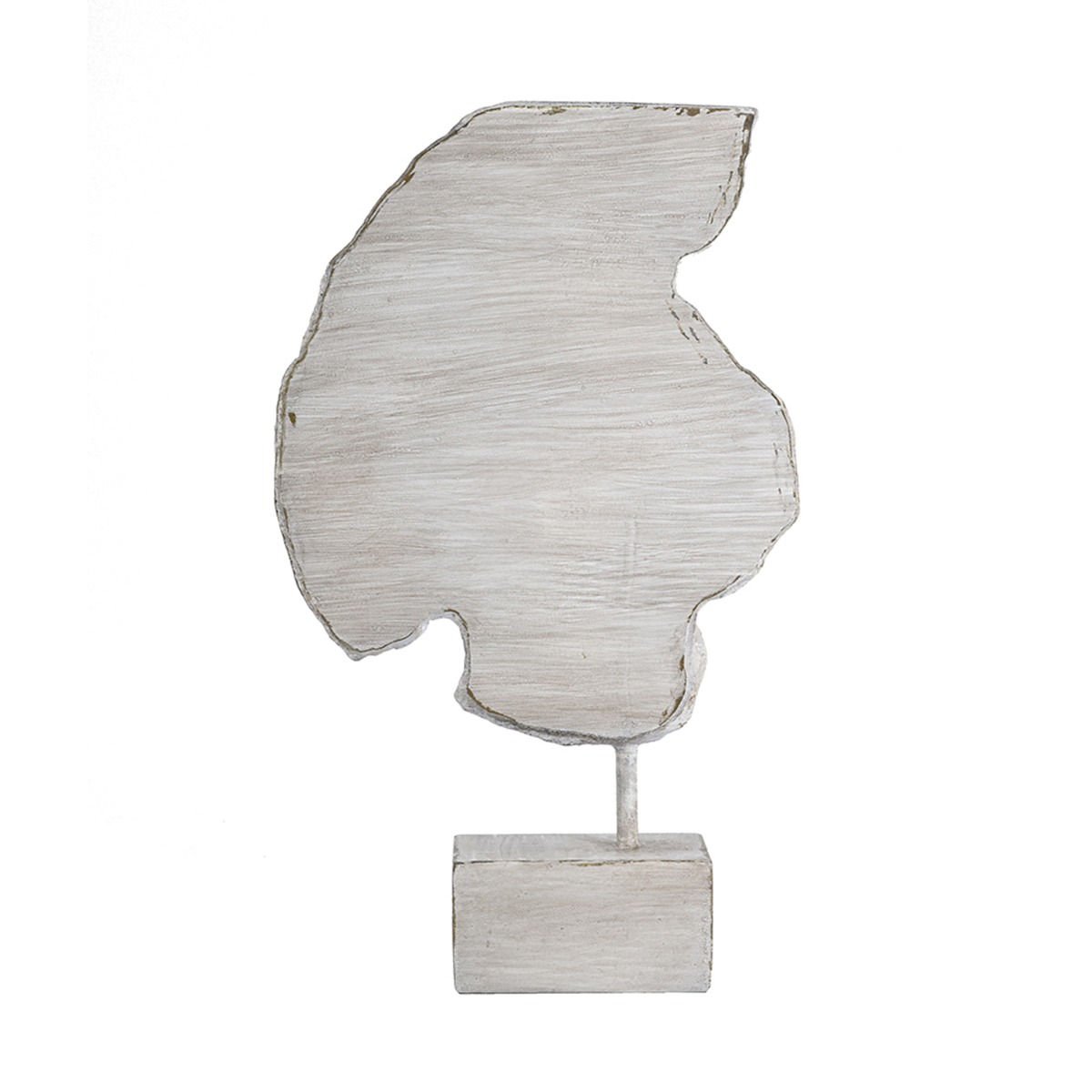 Artekko Maenad Επιτραπέζιο Διακοσμητικό Ρητίνης σε Λευκή Πατίνα (20.5x6.7x33.5)cm