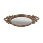 Artekko Tray Μπρονζέ Διακοσμητικός Δίσκος Ρητίνης με Καθρέπτη (36.5x3.3x24.8)cm