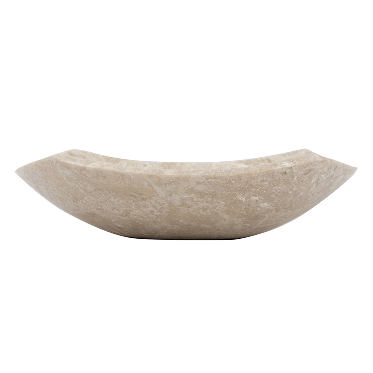 Artekko Marble Μπεζ Μαρμάρινο Μπολ (25x25x7)cm