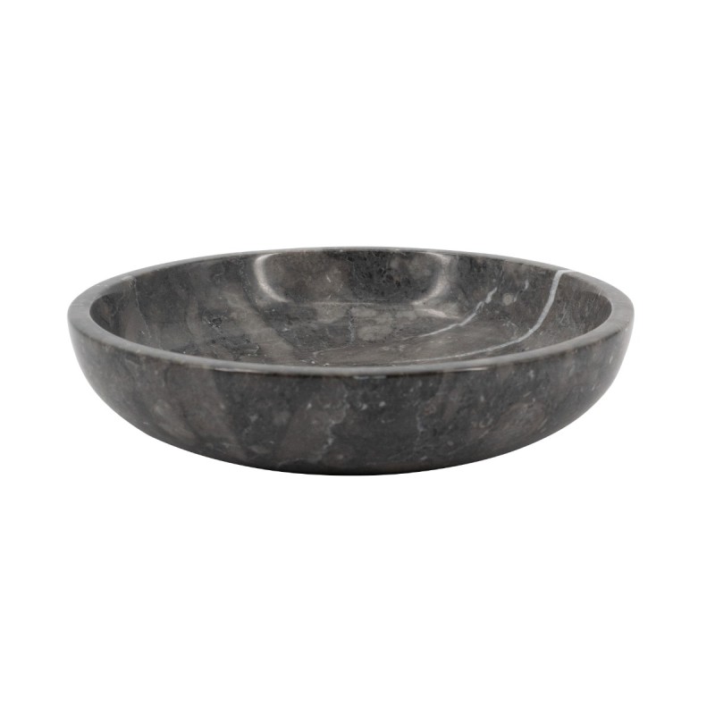 Artekko Marble Γκρι Μαρμάρινο Μπολ (21x21x4.5)cm