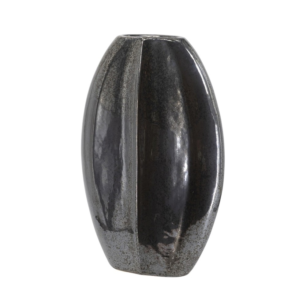Artekko Glazed Μαύρο Κεραμικό Βάζο (27x10x41.5)cm