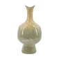 Artekko Glazed Πράσινο Κεραμικό Διακοσμητικό Βάζο (20.5x14x40.5)cm