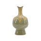 Artekko Glazed Πράσινο Κεραμικό Διακοσμητικό Βάζο (14x11.5x27.5)cm
