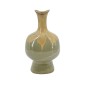 Artekko Glazed Πράσινο Κεραμικό Διακοσμητικό Βάζο (14x11.5x27.5)cm