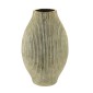 Artekko Candia Χρυσό Κεραμικό Βάζο (28x9.5x44.5)cm