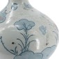 Artekko Aging Λευκό Κεραμικό Βάζο Κανάτα με Μπλε Λουλούδια (26.6x26.6x31.1)cm