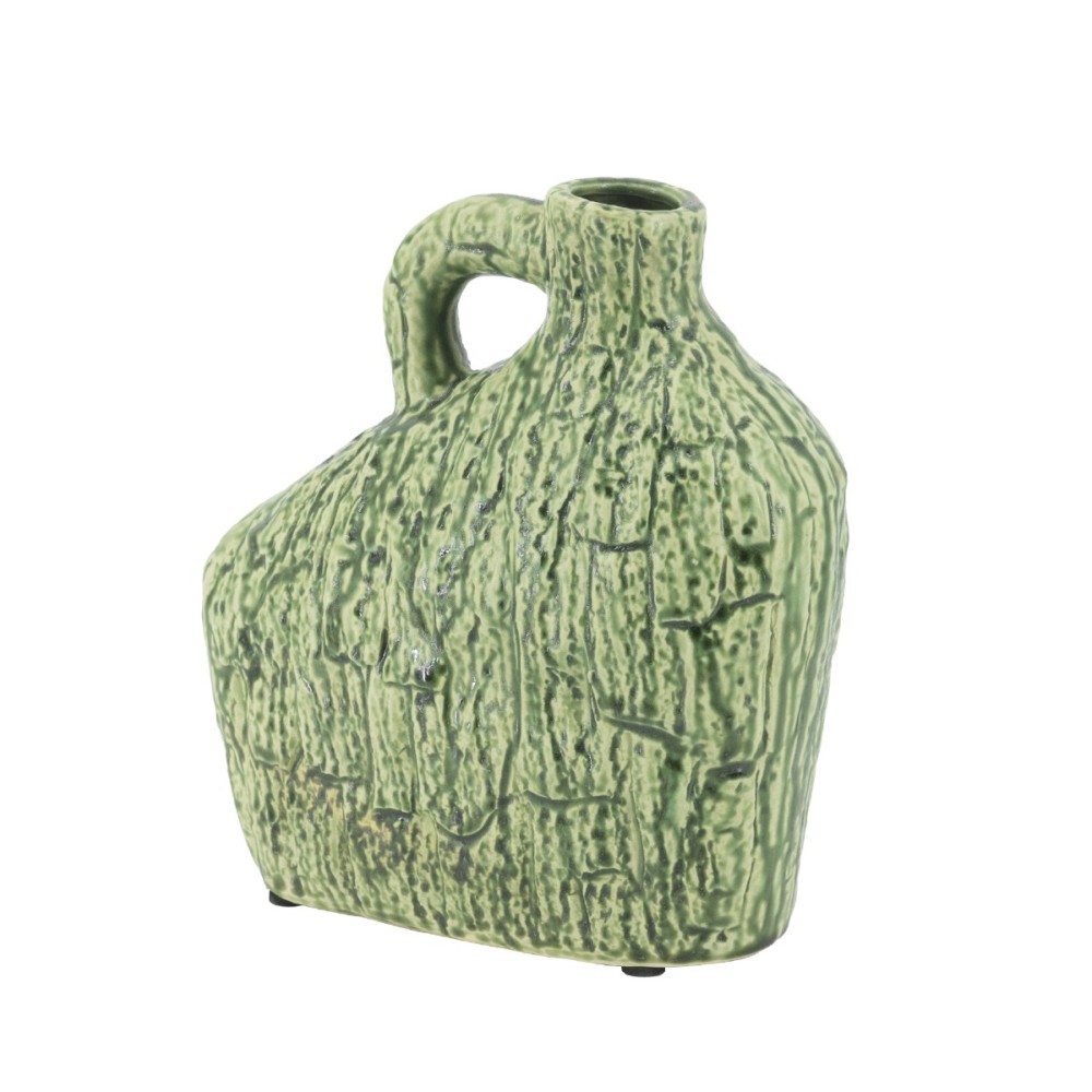 Artekko Bliss Κεραμικό Βάζο σε Πράσινες Αποχρώσεις (20.5x8x21)cm