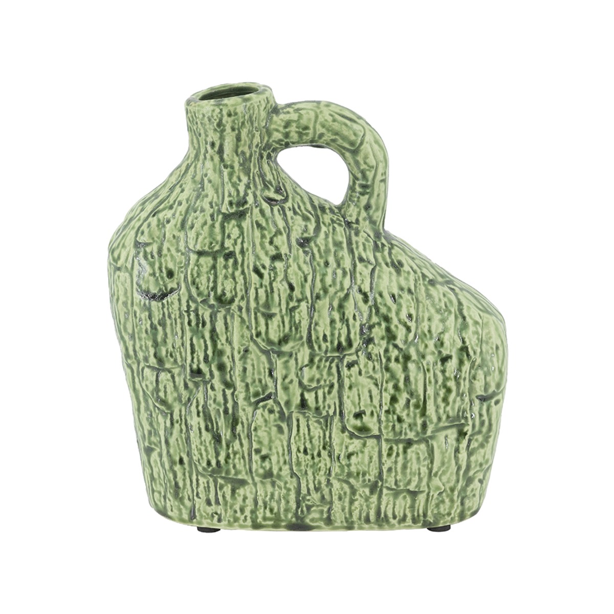 Artekko Bliss Κεραμικό Βάζο σε Πράσινες Αποχρώσεις (20.5x8x21)cm