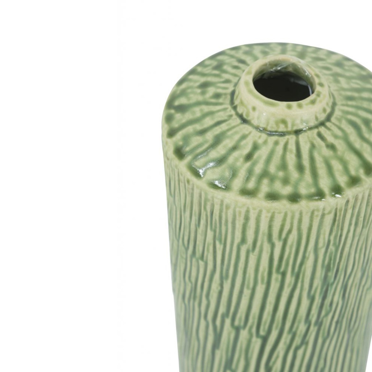 Artekko Bliss Κεραμικό Βάζο σε Πράσινες Αποχρώσεις (12.5x12.5x45)cm