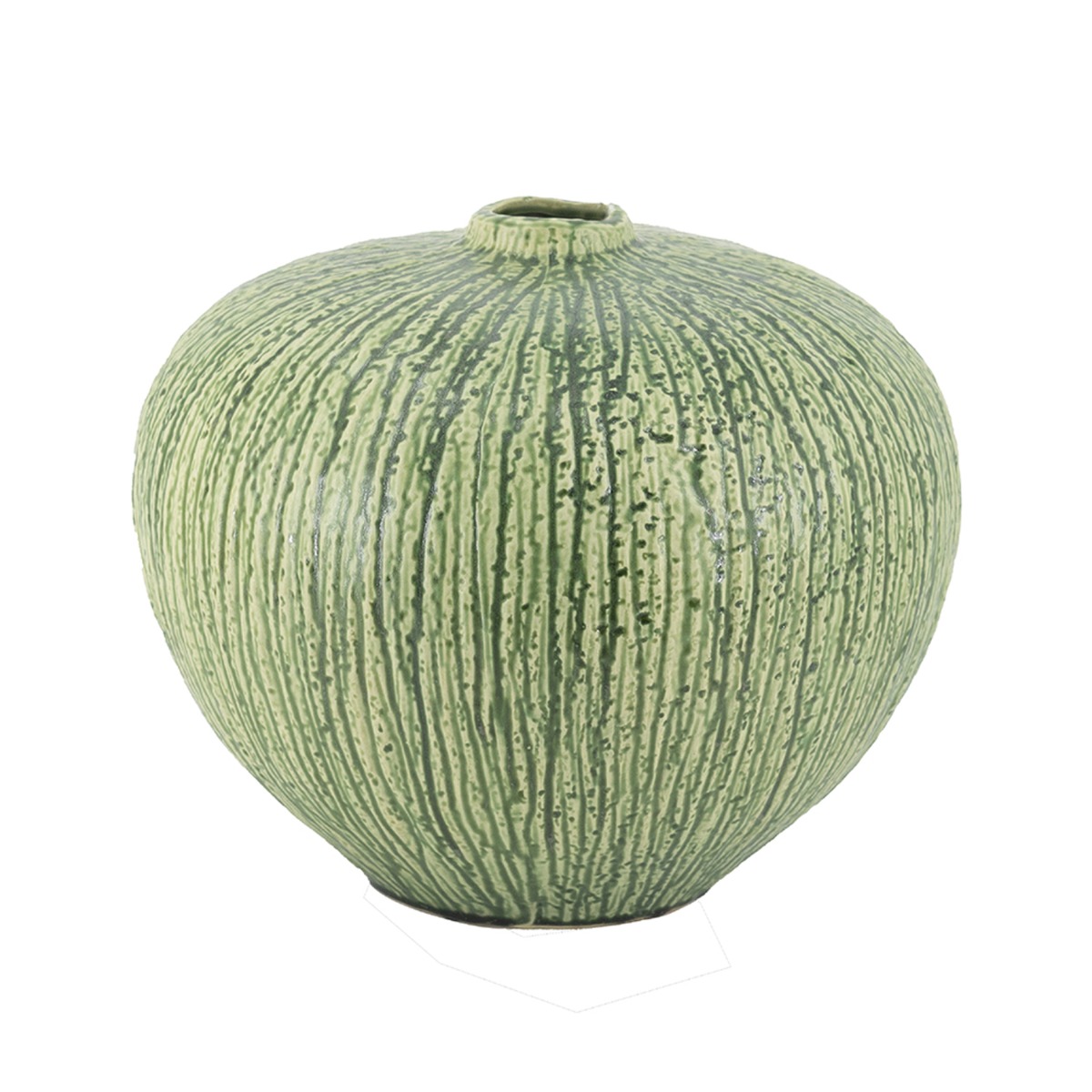 Artekko Bliss Κεραμικό Βάζο σε Πράσινες Αποχρώσεις (35x35x30)cm