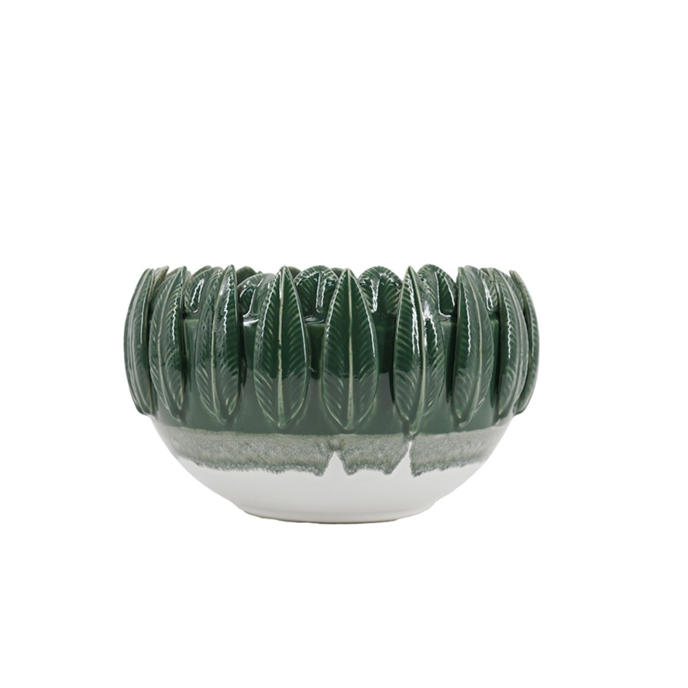 Artekko Glazed Πράσινο Κεραμικό Μπολ (27.5x27.5x18)cm