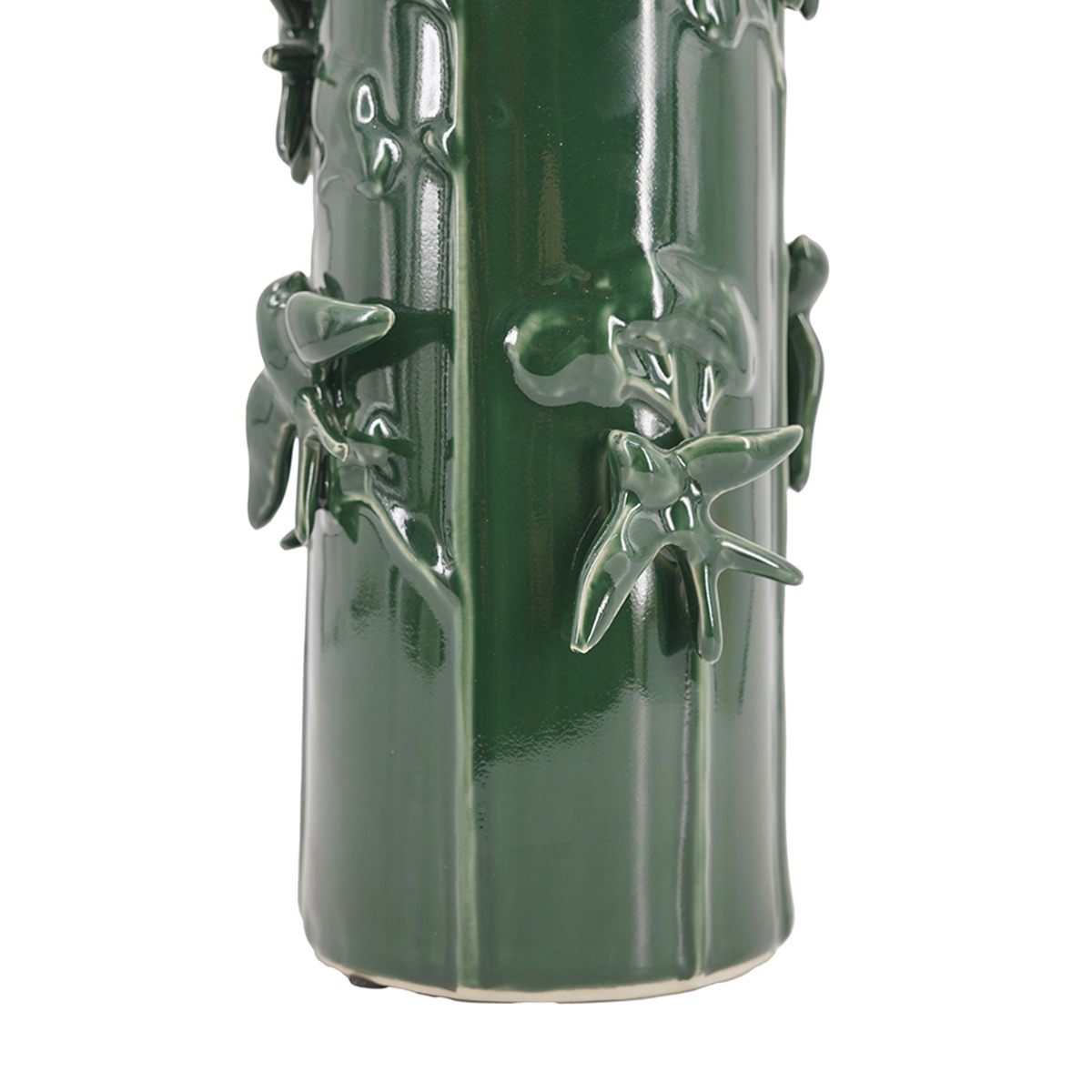 Artekko Glazed Πράσινο Κεραμικό Βάζο (14.5x14.5x37.5)cm