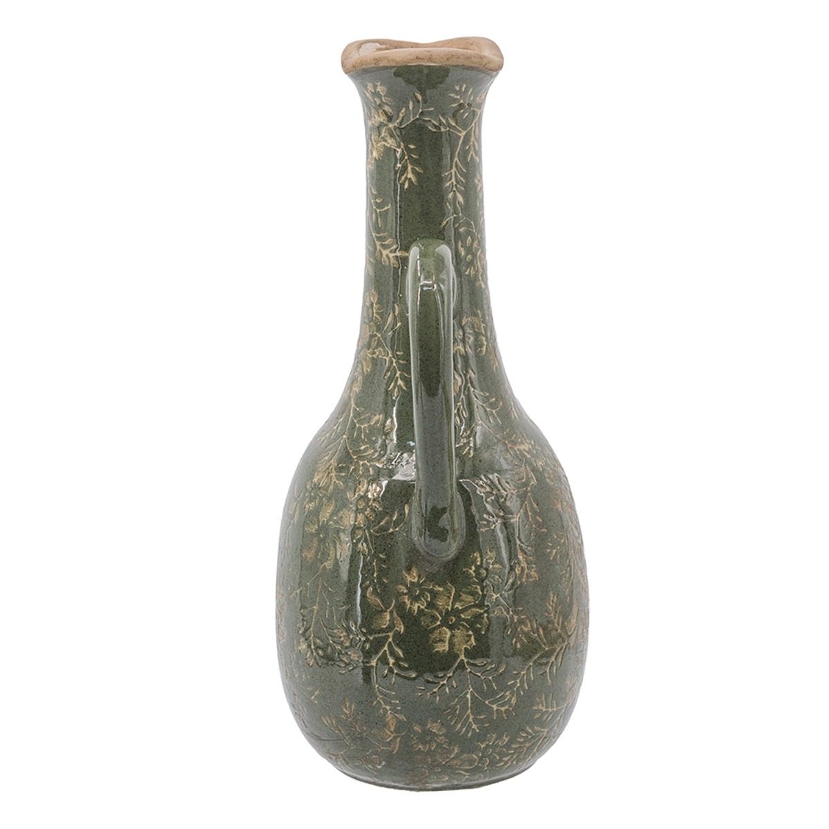 Artekko Aging Πράσινο Κεραμικό Βάζο (18x15.5x36)cm