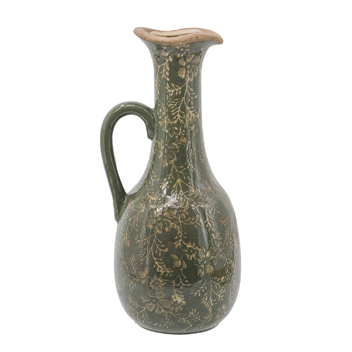 Artekko Aging Πράσινο Κεραμικό Βάζο (18x15.5x36)cm