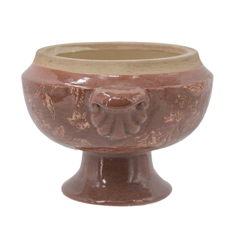 Artekko Aging Κόκκινο Κεραμικό Κασπώ (20x17x13)cm