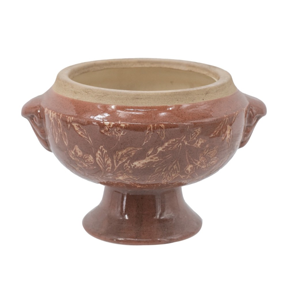 Artekko Aging Κόκκινο Κεραμικό Κασπώ (20x17x13)cm