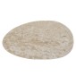 Artekko Marble Μπεζ Μαρμάρινη Πιατέλα (30x17x1)cm