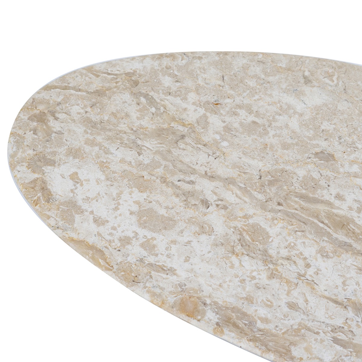 Artekko Marble Μπεζ Μαρμάρινη Πιατέλα (30x17x1)cm