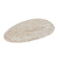 Artekko Marble Μπεζ Μαρμάρινη Πιατέλα (30x17x1)cm