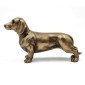Artekko Animal Μπρονζέ Επιτραπέζιος Διακοσμητικός Σκύλος από Ρητίνη (29x8.5x16.8)cm