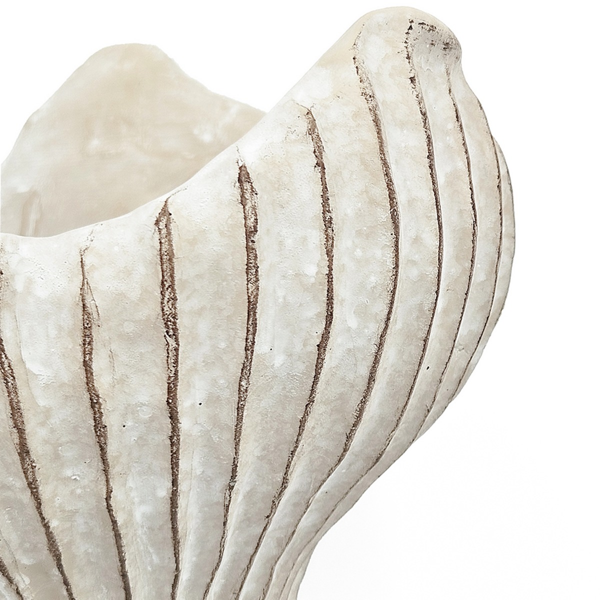 Artekko Cement Μπεζ Τσιμεντένιο Διακοσμητικό Δοχείο Κασπώ (19x18.5x14)cm