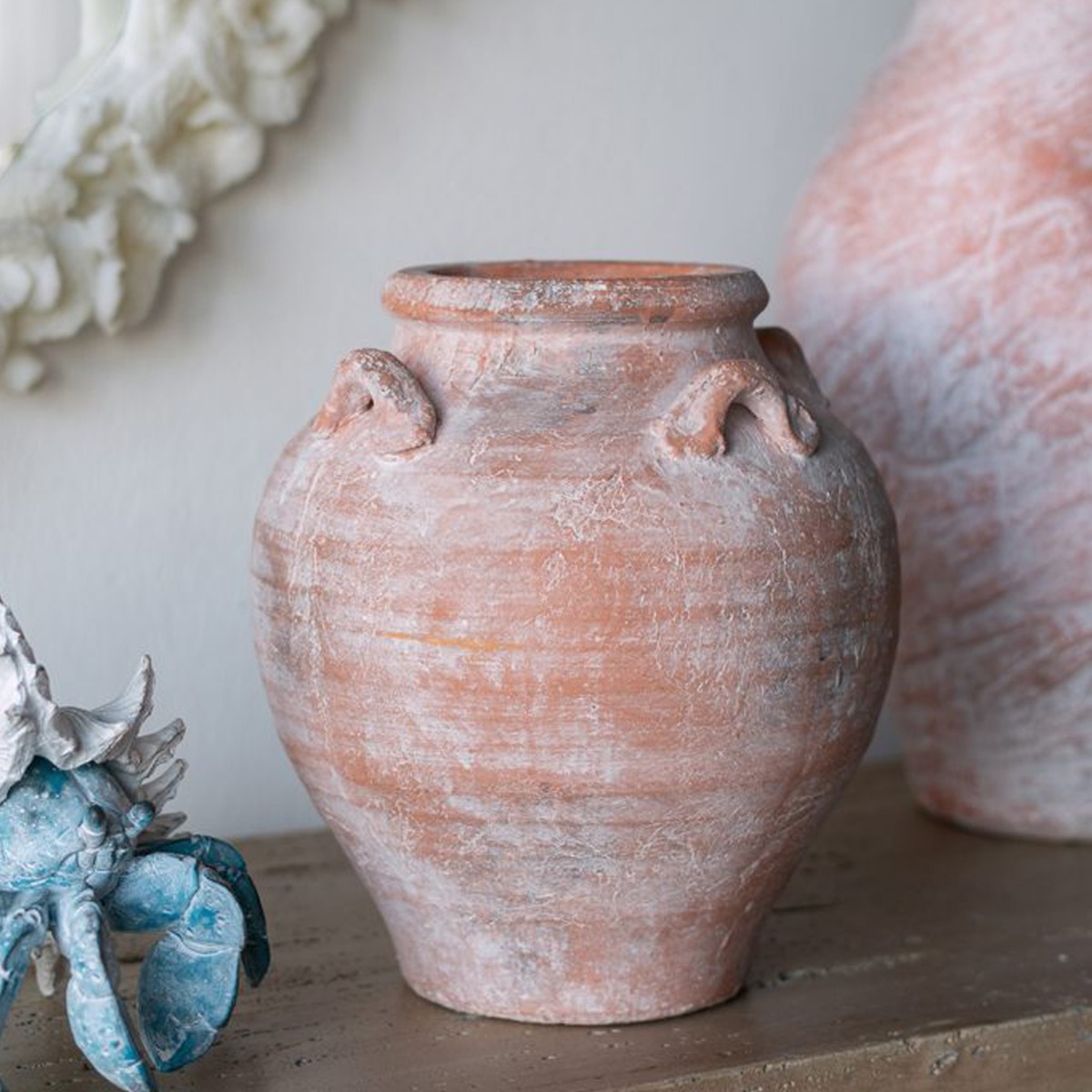 Artekko Candia Βάζο από Τερακότα (22x22x24.5)cm