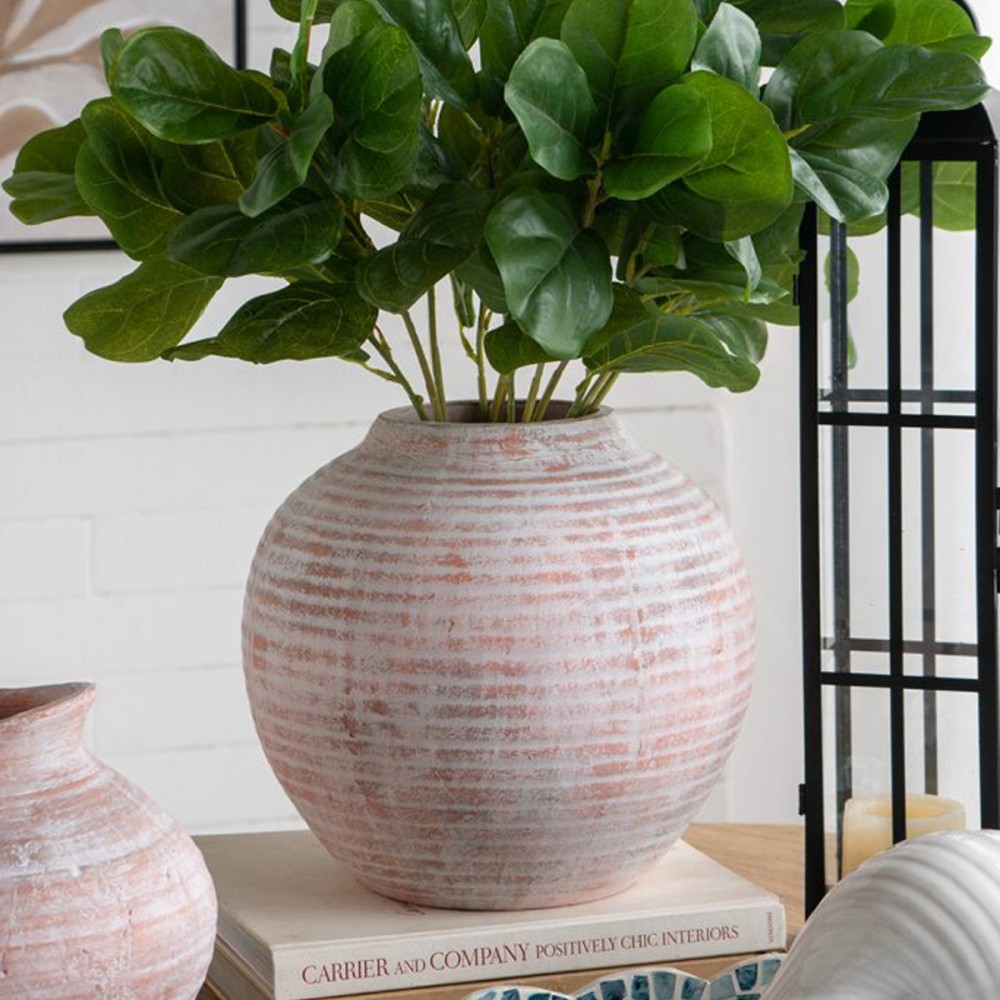 Artekko Candia Βάζο από Τερακότα (30x30x29)cm