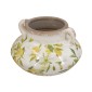 Artekko Lemon Λευκό Κεραμικό Βάζο με Λεμόνια (13.2x20.5x20.5)cm