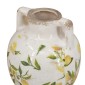 Artekko Lemon Λευκό Κεραμικό Βάζο με Λεμόνια (22x17x17)cm