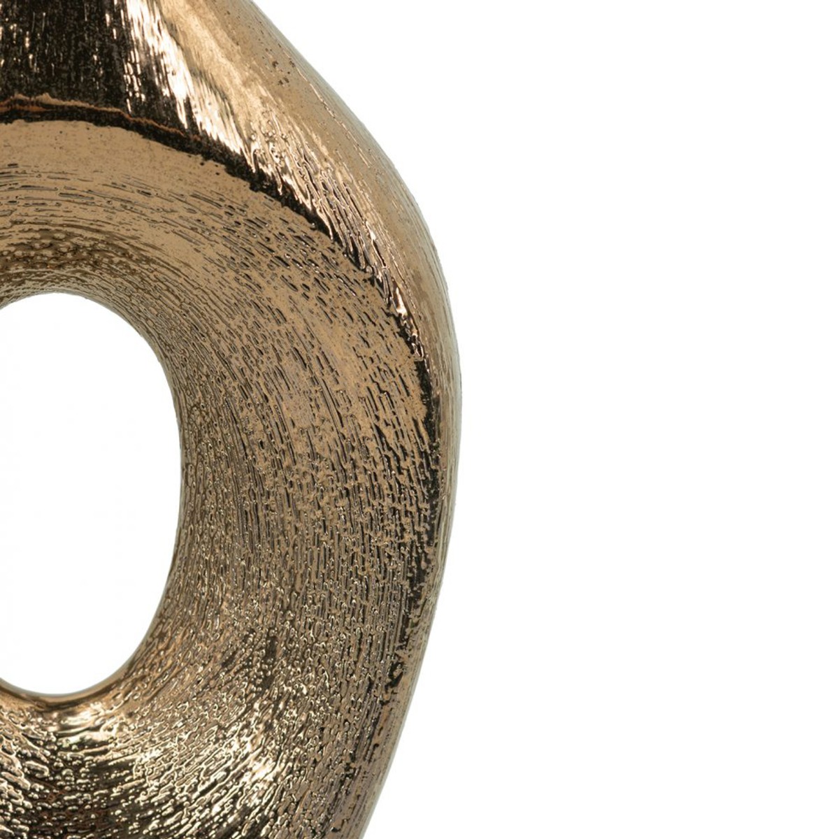 Artekko Lidded Μπρονζέ Κεραμικό Βάζο (23x9x48)cm