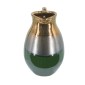 Artekko Electric Κεραμικό Βάζο Κανάτα σε Πράσινο με Μπρονζέ (20.5x16x25)cm Artekko Electric Κεραμικό Βάζο Κανάτα σε Πράσινο με Μπρονζέ (20.5x16x25)cm