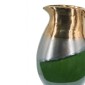 Artekko Electric Κεραμικό Βάζο Κανάτα σε Πράσινο με Μπρονζέ (20.5x16x25)cm Artekko Electric Κεραμικό Βάζο Κανάτα σε Πράσινο με Μπρονζέ (20.5x16x25)cm