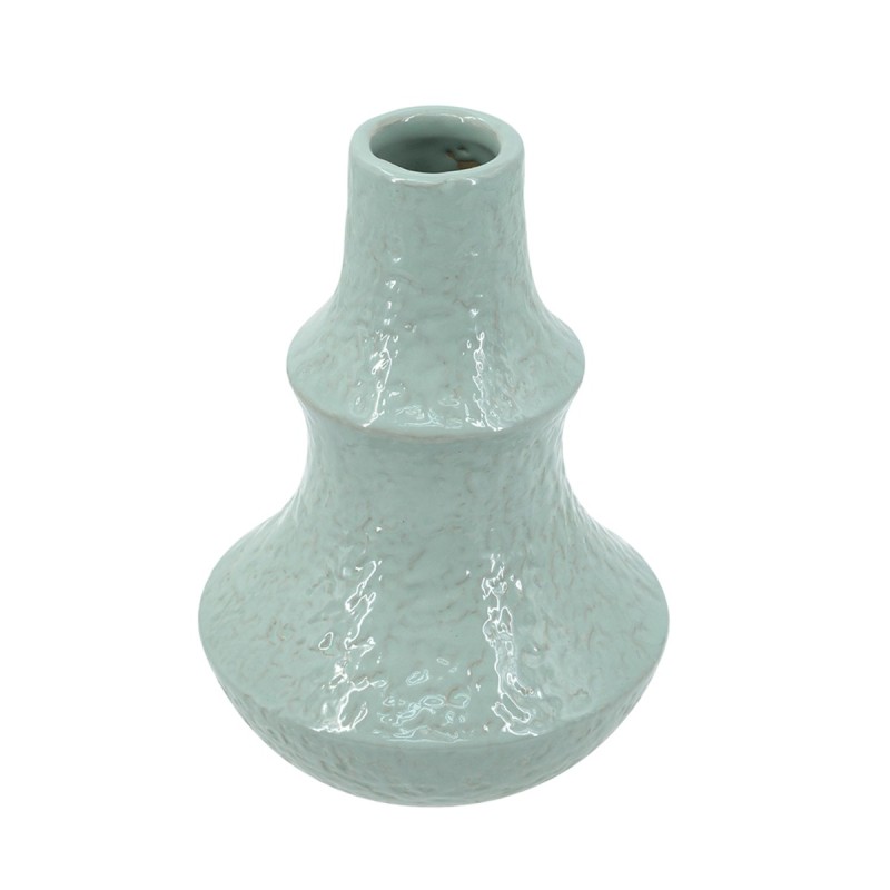 Artekko Andes Γαλάζιο Κεραμικό Βάζο (14x14x20.5)cm