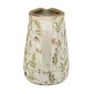 Artekko Aging Λευκό Κεραμικό Βάζο Κανάτα με Λουλούδια (16x11.5x18)cm