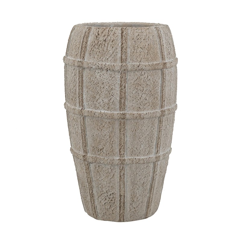 Artekko Cement Μπεζ Τσιμεντένιο Βάζο (18x18x30.5)cm