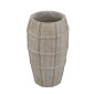Artekko Cement Μπεζ Τσιμεντένιο Βάζο (18x18x30.5)cm