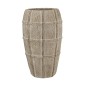 Artekko Cement Μπεζ Τσιμεντένιο Βάζο (13x13x23.5)cm