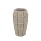 Artekko Cement Μπεζ Τσιμεντένιο Βάζο (13x13x23.5)cm