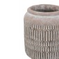 Artekko Cement Μπεζ Τσιμεντένιο Βάζο (18x18x20)cm