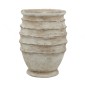 Artekko Cement Μπεζ Τσιμεντένιο Βάζο (24x24x33)cm