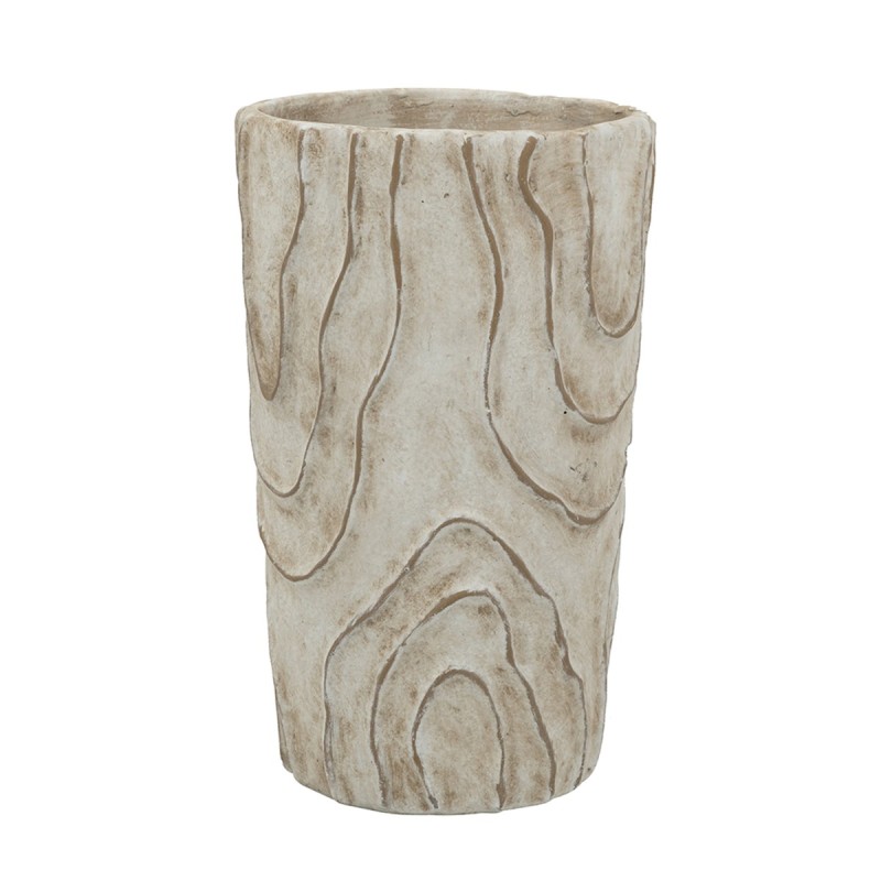 Artekko Cement Μπεζ Τσιμεντένιο Βάζο (18.5x18.5x29.5)cm