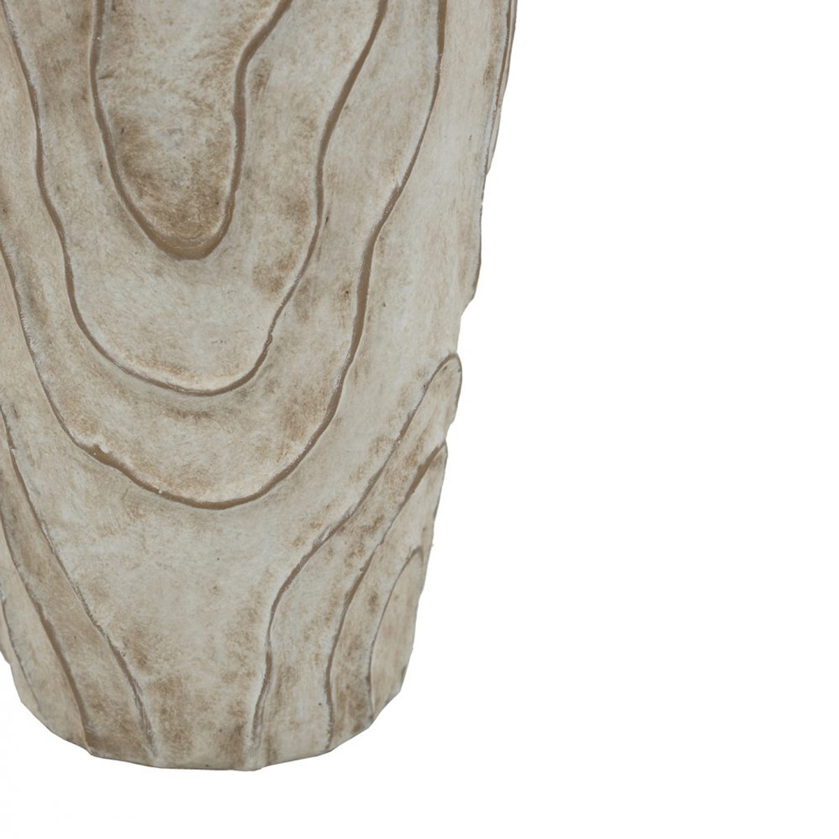 Artekko Cement Μπεζ Τσιμεντένιο Βάζο (18.5x18.5x29.5)cm