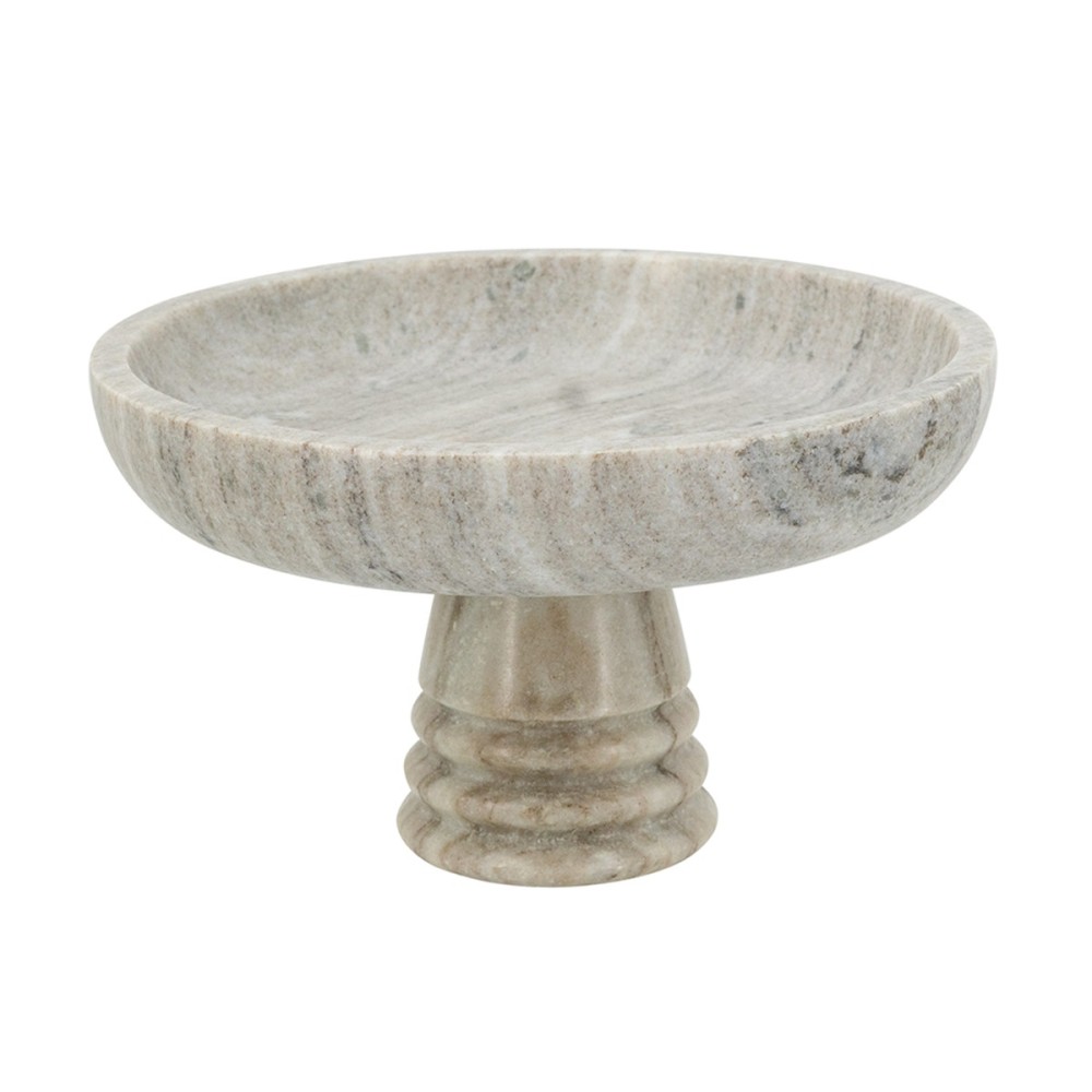 Artekko Marble Γκρι Μαρμάρινη Ορντερβιέρα (25x25x15)cm