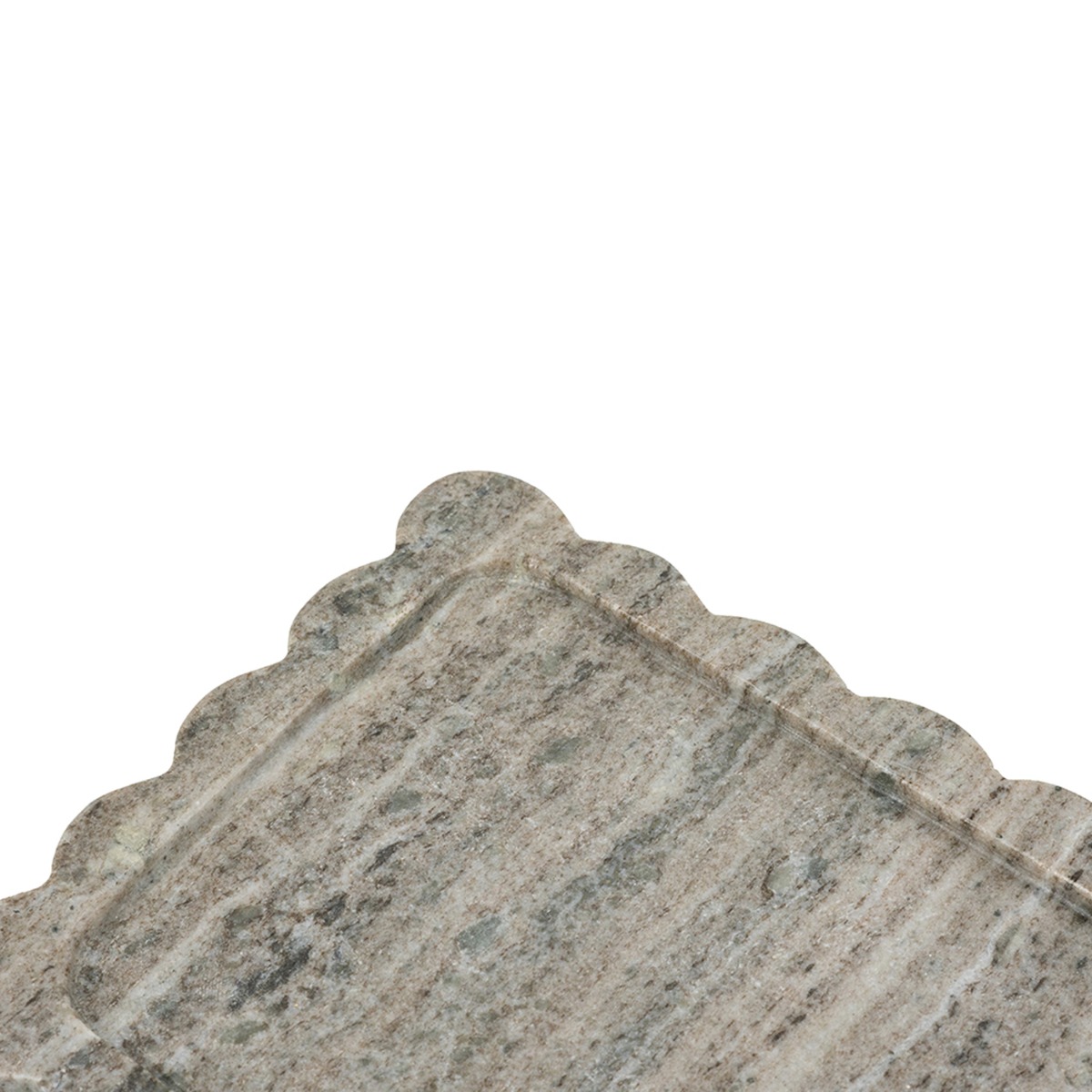 Artekko Marble Γκρι Μαρμάρινος Δίσκος Πλατό (35.5x20x1.8)cm