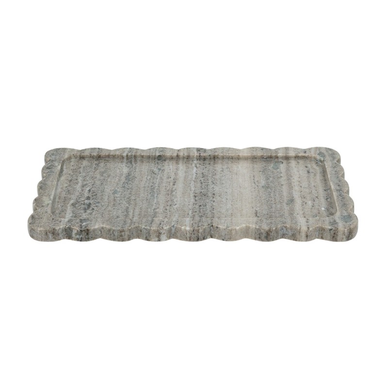 Artekko Marble Γκρι Μαρμάρινος Δίσκος Πλατό (35.5x20x1.8)cm