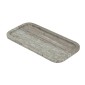 Artekko Marble Γκρι Μαρμάρινος Δίσκος Πλατό (30x15x1.8)cm