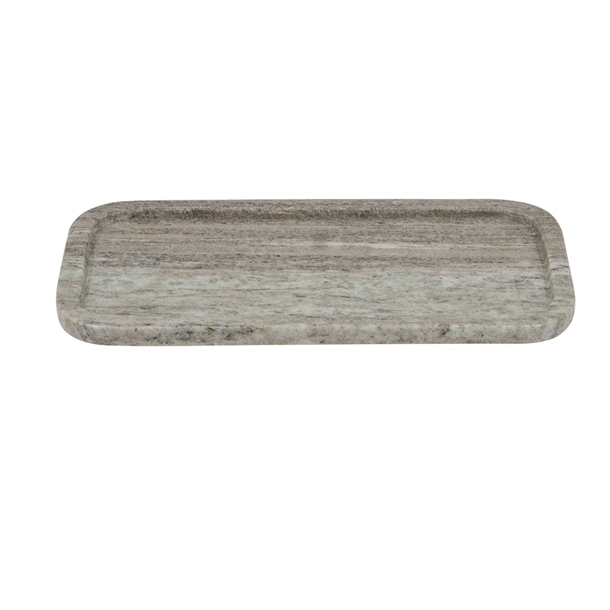 Artekko Marble Γκρι Μαρμάρινος Δίσκος Πλατό (30x15x1.8)cm