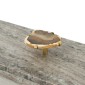 Artekko Marble Γκρι Μαρμάρινο Διακοσμητικό Κουτί Κοσμηματοθήκη με Αχάτη (38x12.5x16)cm
