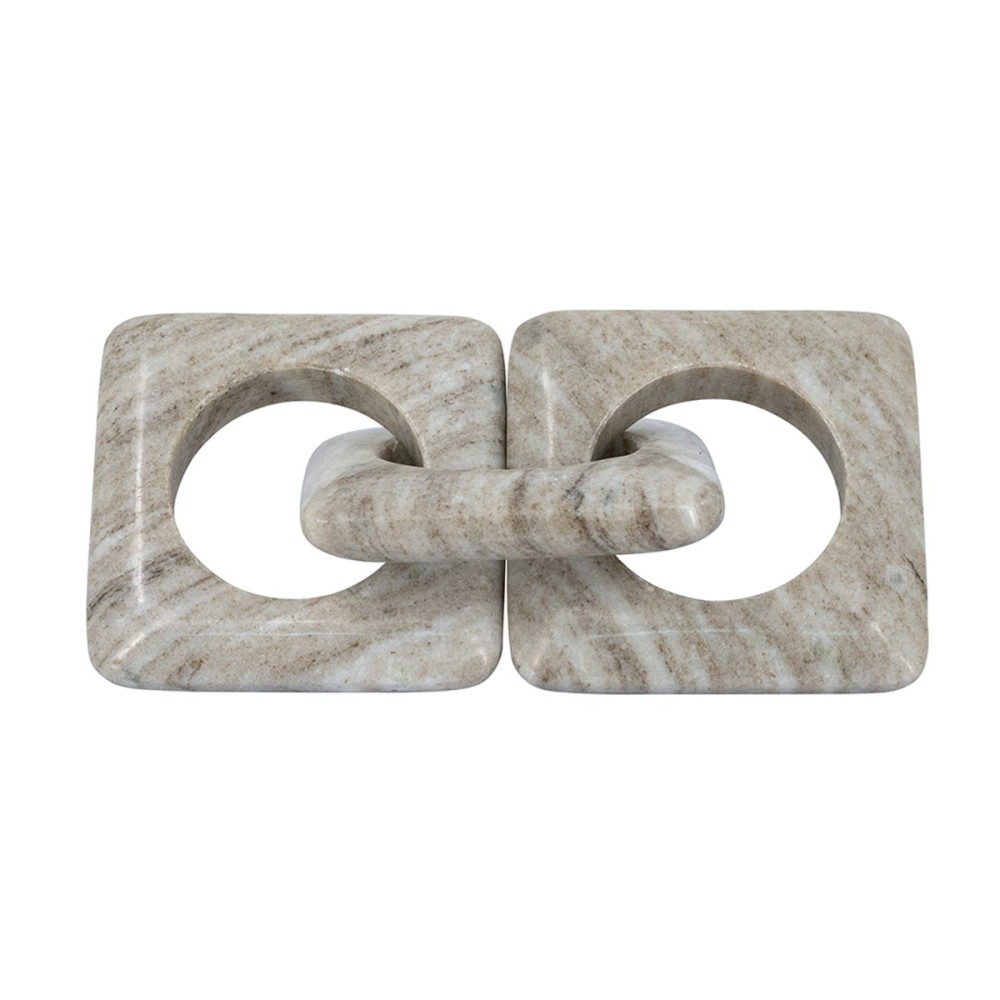 Artekko Marble Γκρι Μαρμάρινη Διακοσμητική Αλυσίδα (26x10x2.5)cm