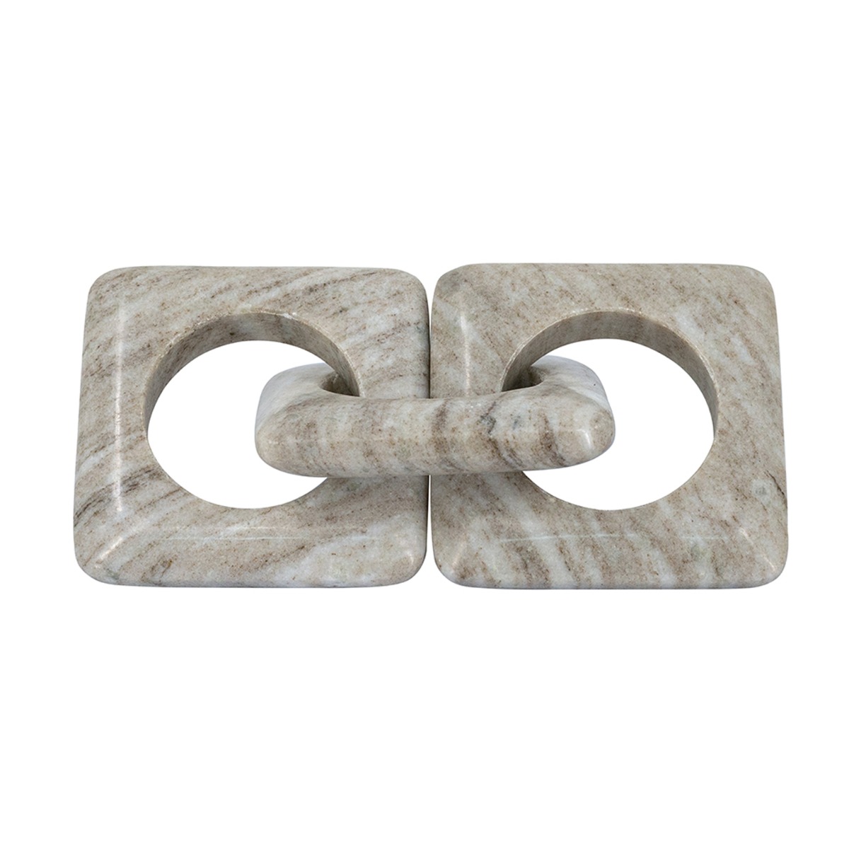 Artekko Marble Γκρι Μαρμάρινη Διακοσμητική Αλυσίδα (26x10x2.5)cm